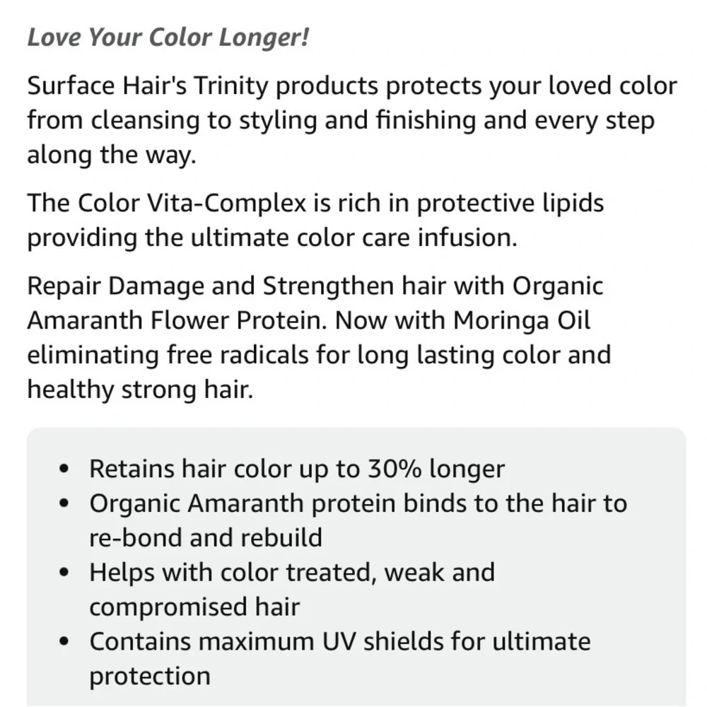 Surface Trinity Color Care Shampoo